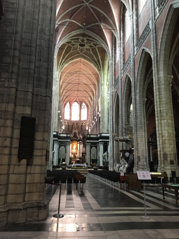 Inside St Bavo's  Cathedral 