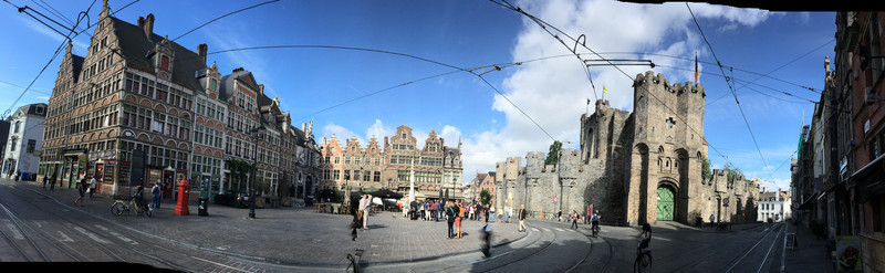 Panorama of Castle and city square