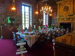 The dining room, Chateau de Cheverny