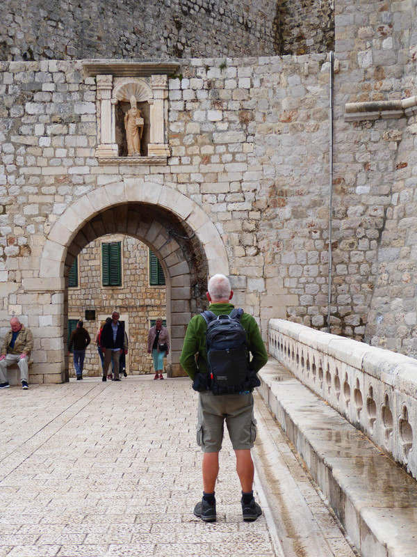 Entering Dubrovnik old town