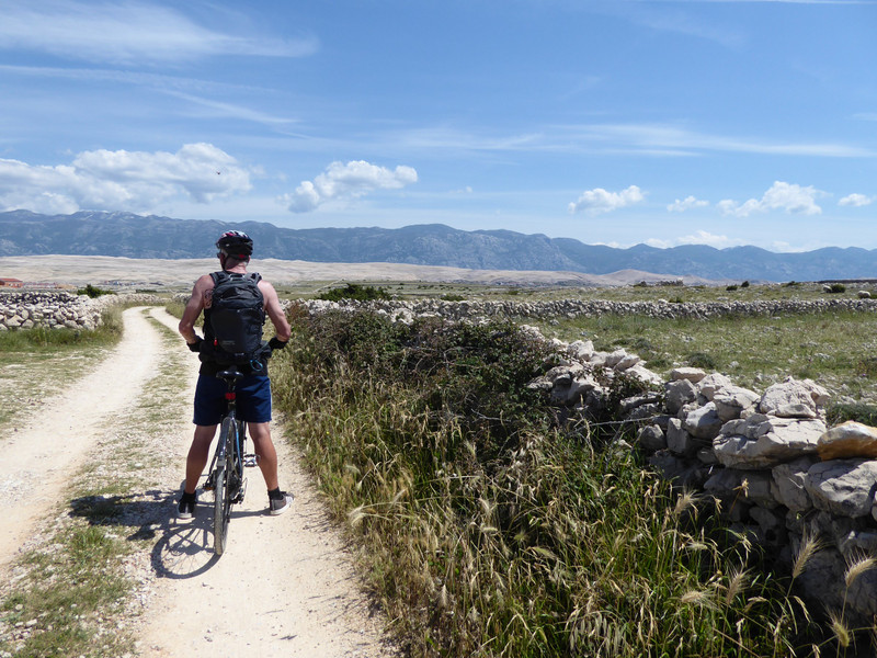 More cycling on Pag Island