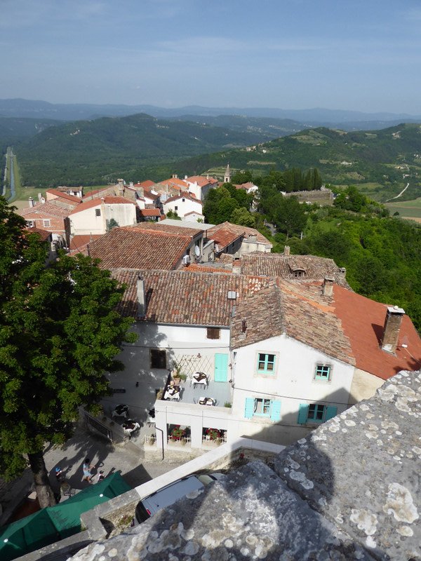 View from the walls, Motovun