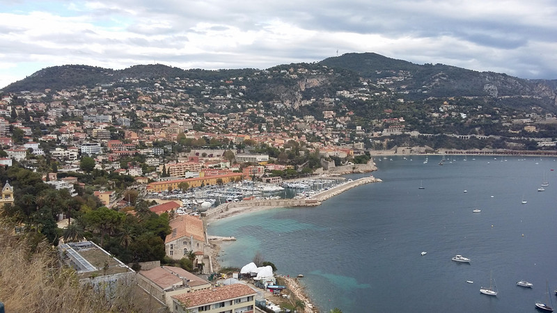 Villefranche-surMer from the memorial