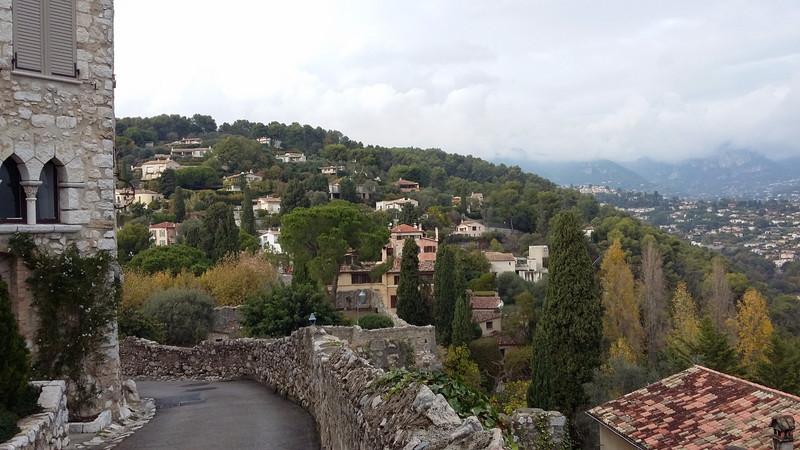 Looking to the Alpes from St Paul de Vence