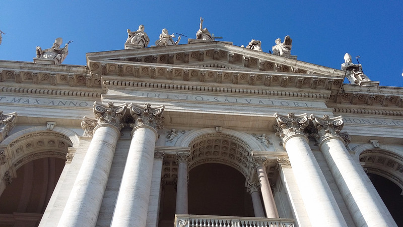 Grand facade of the Basilica