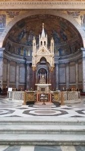 Altar in St Paolo Basilica