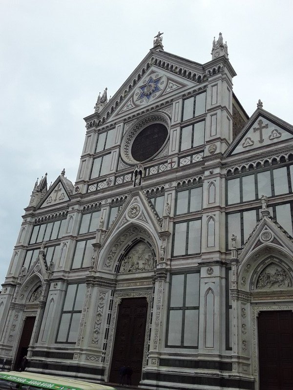 Marble facade of Santa Croce