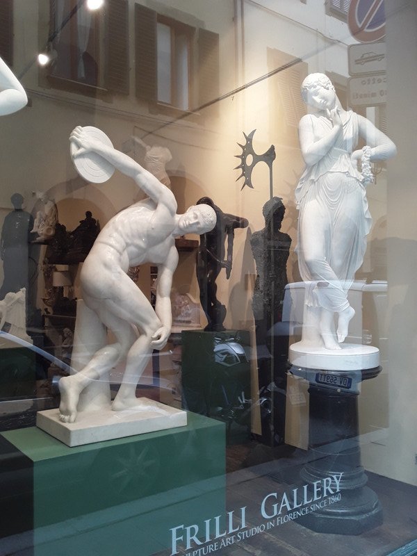 Shop of replica statues