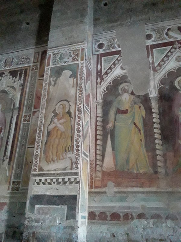 Fresco cycle of St Benedict