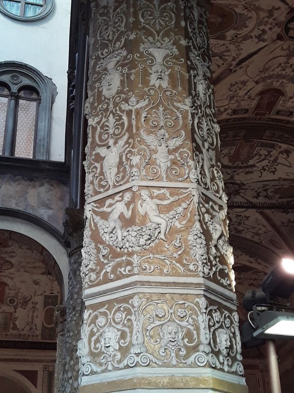 Ornate columns