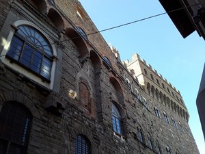Outside the Palazzo Vecchio