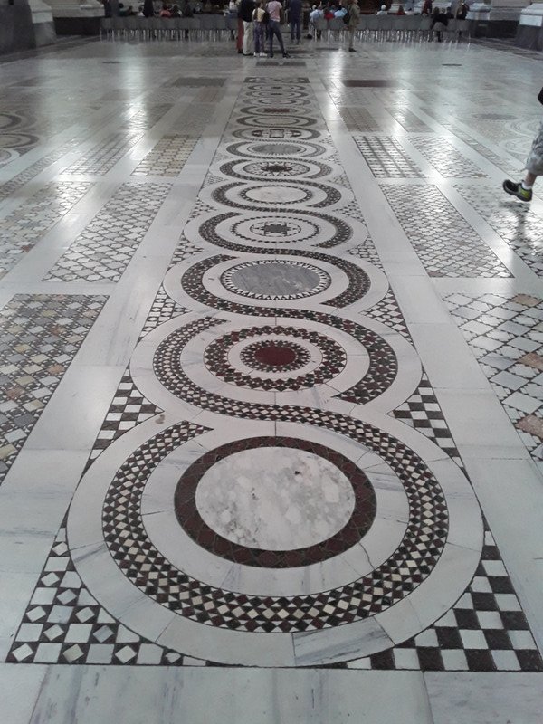 Mosaic floor in S. Giovanni