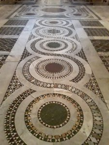Floor mosaic in Gerusaleme