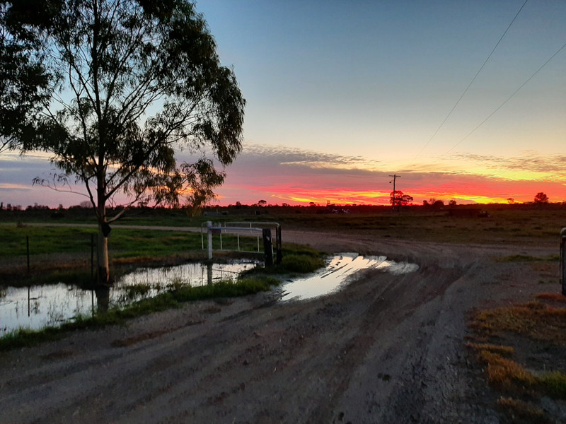Sunset from Gurley NSW