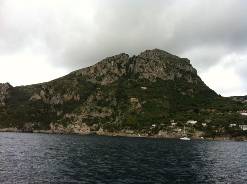 Coastline from the boat.