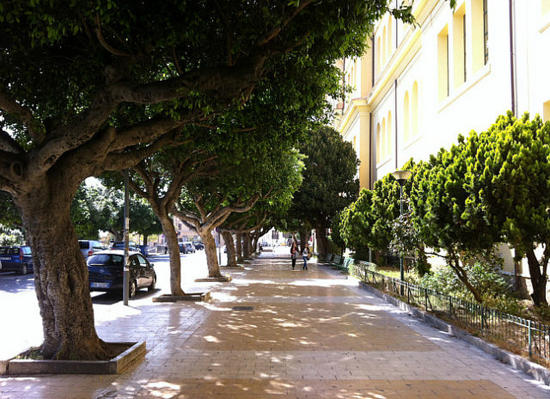 Agrigento - Boulevard Near Our Hotel