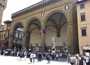 Florence  - Palazzo Vecchio - Loggia