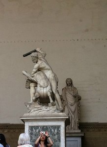 Florence  - Palazzo Vecchio - Loggia Sculptures