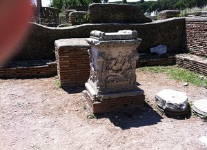 Ostia Antica - Forum - Sacrificial Altar (Animal)