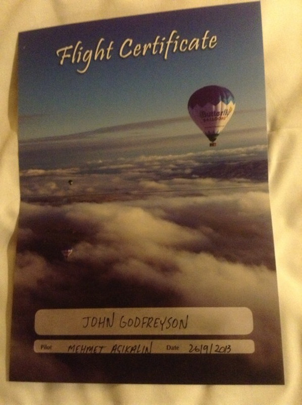 Flight Certificate - John