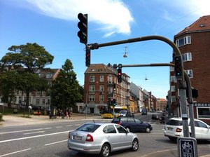 Aarhus - Bicycle Lanes &amp; Separate Lights