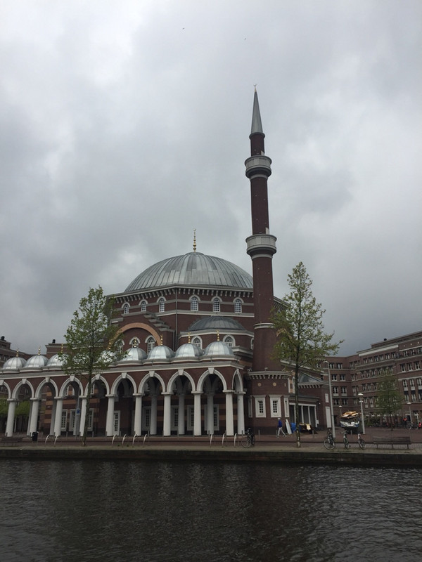 Mosque on the Canal at the End of the Street