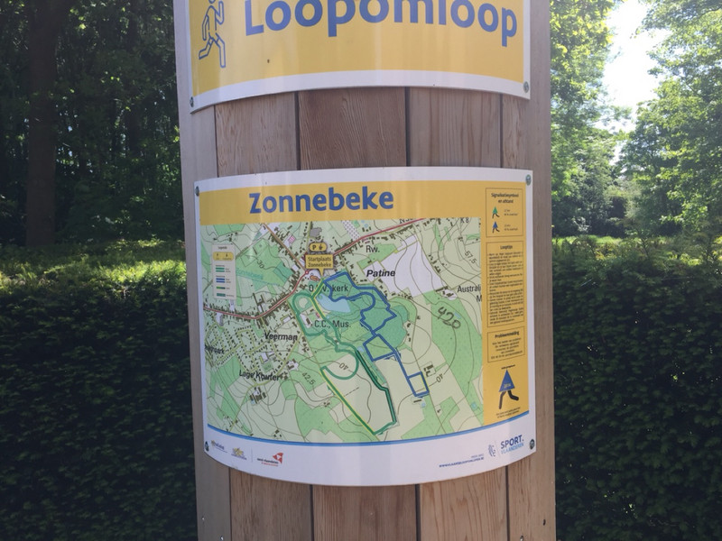 Zonnebeke Map