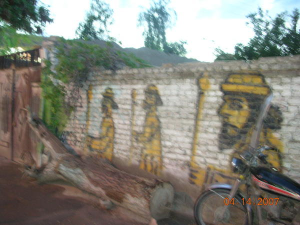 Kashan grafitti
