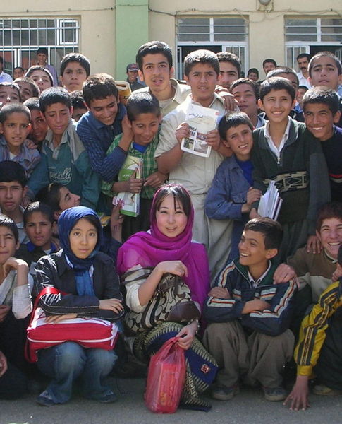 kids at a Kurdish village