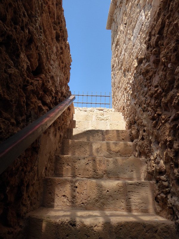 A few steps to climb - Paphos castle 