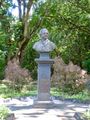 Bust of Pierre Poivre - founder of the gardens.