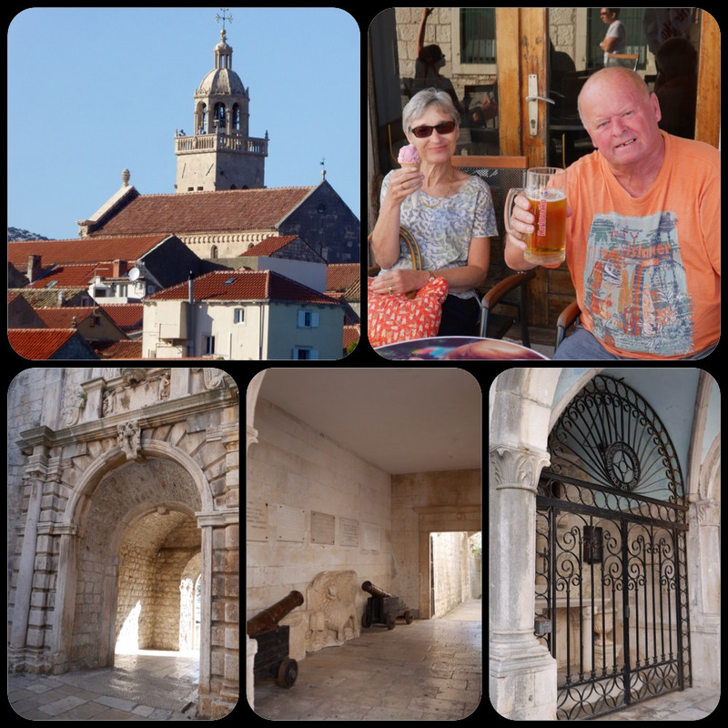 An enjoyable afternoon in Korcula.  