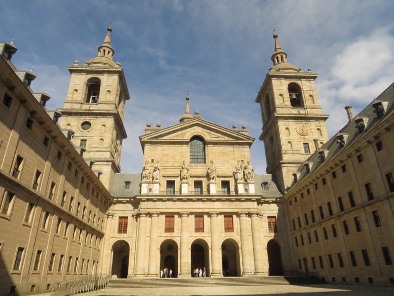 One of the many courtyards 