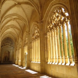 The cloister at Segovia Cathedral 