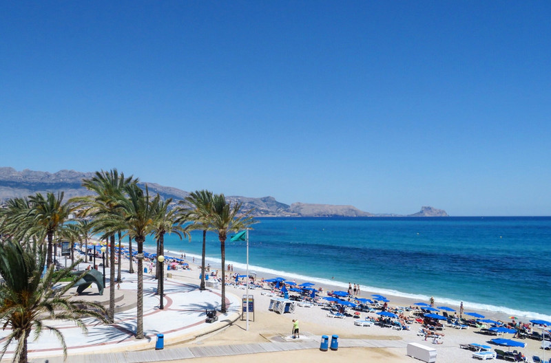 Playa Albir on the Mediterranean 