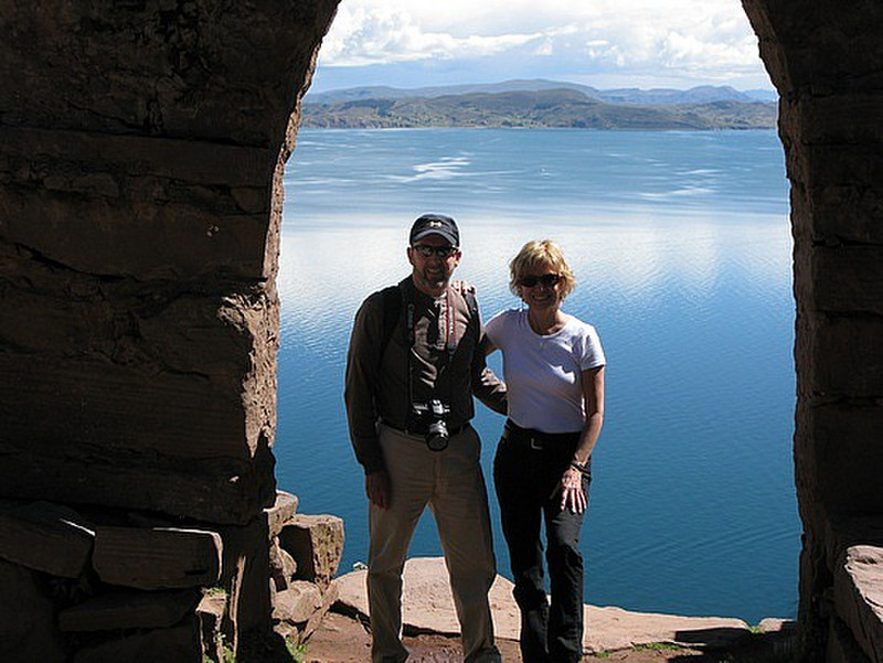 Jim and I at Taquile Island