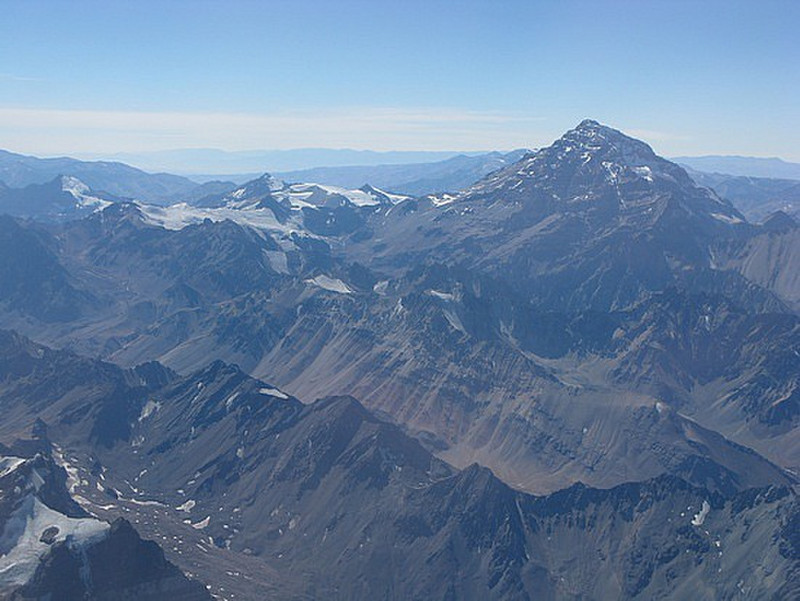 View of Aconcagua Mountain.