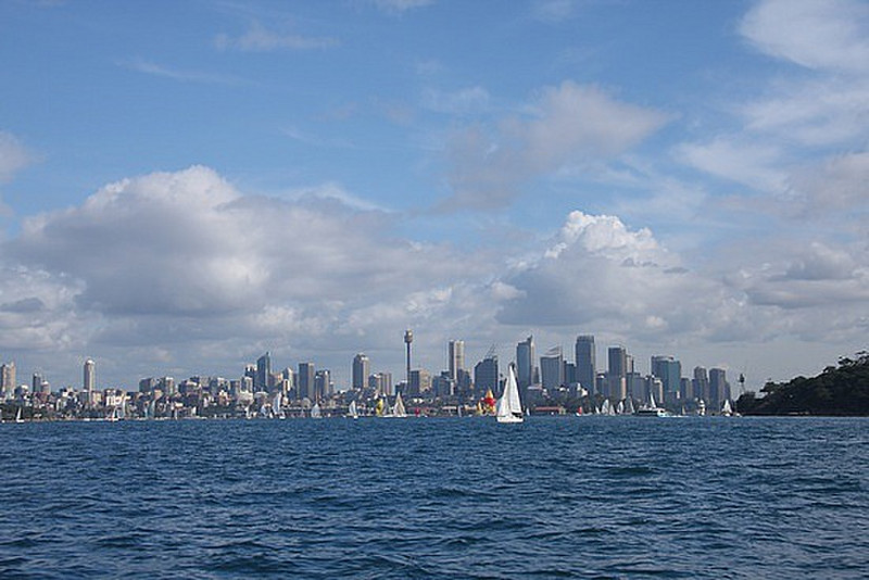 Sailing in Sydney Harbour