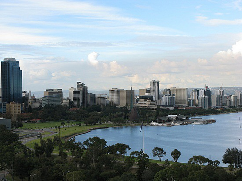 view of Perth from King&#39;s Park