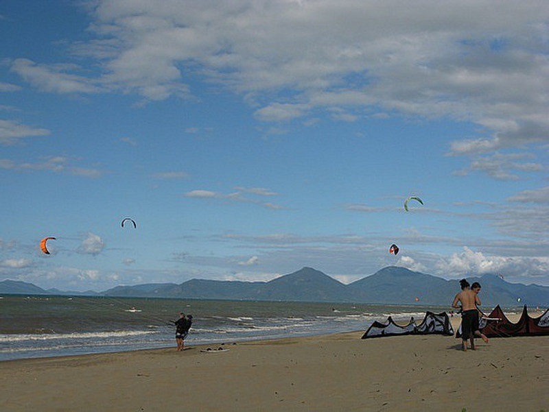 Kite surfing at Wonka Beach