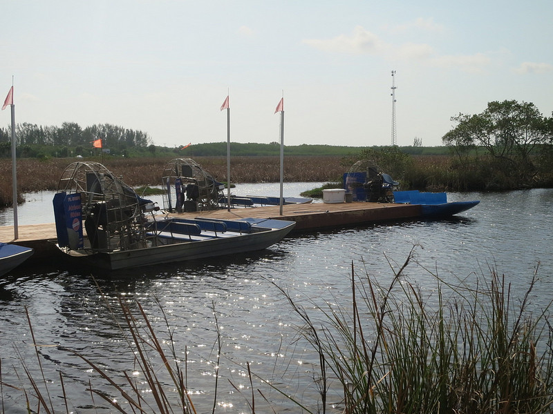 Airboat tour boat
