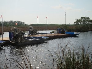 Airboat tour boat