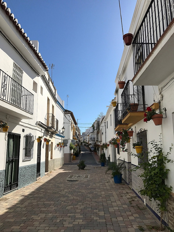 Narrow streets of Estepona 