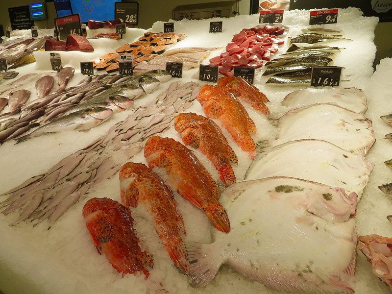 Amazing selection of seafood 