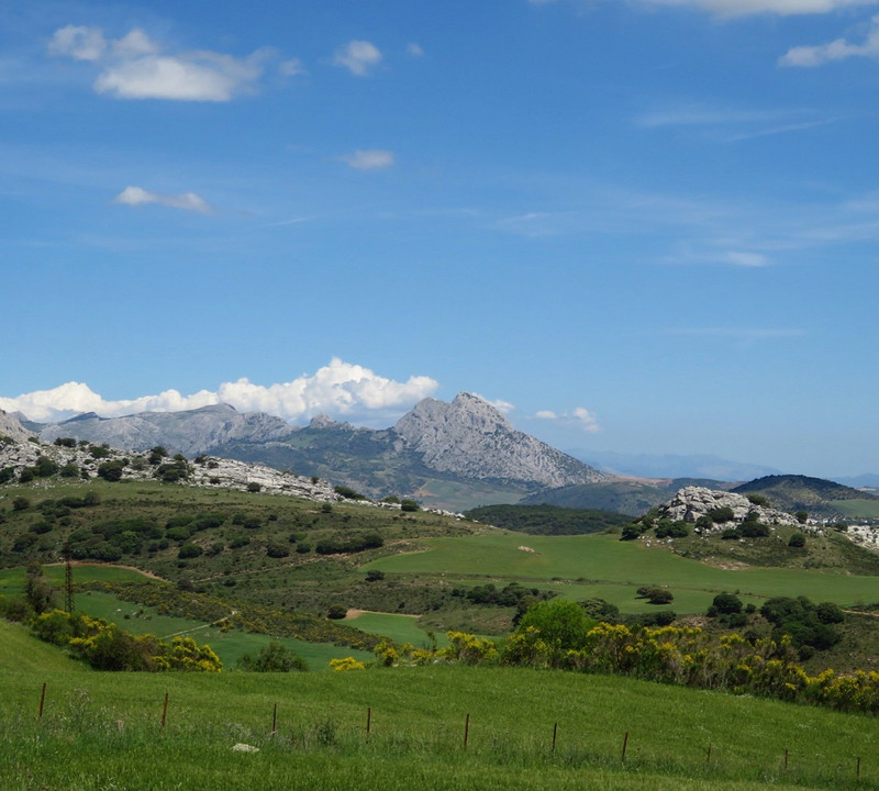 View near El Torcal nature reserve