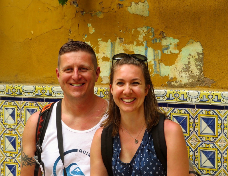 Patrick and Allison in Seville 