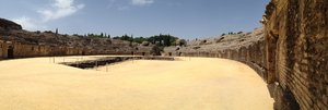 Panorama of the amphitheater 