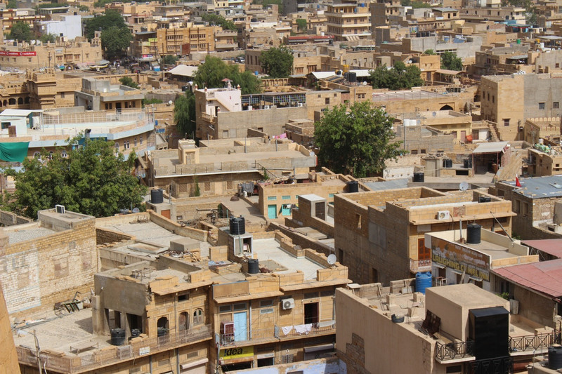 View of Jaisalmer from fort