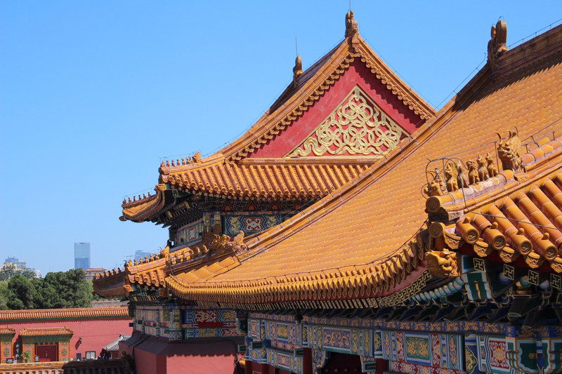 View in the Forbidden City