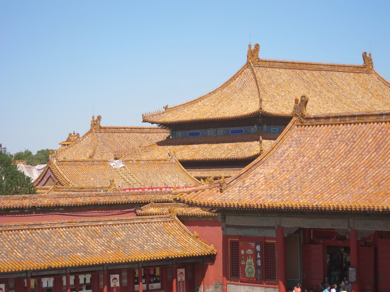 Forbidden City rooftops